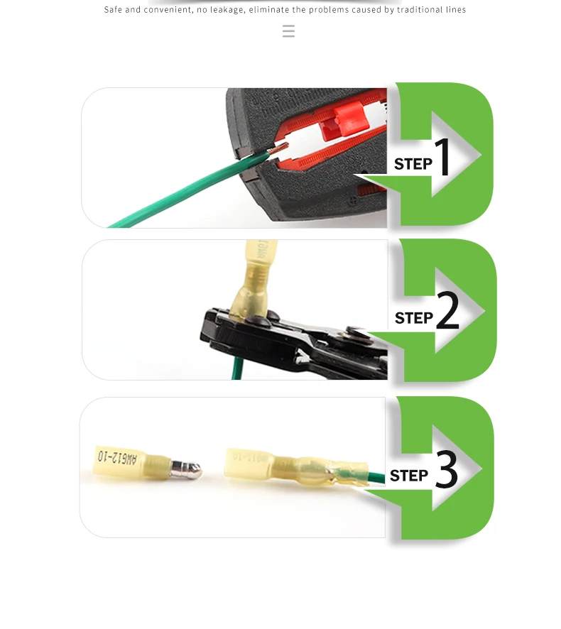 50PCS Bullet Butt Splice Crimp Terminals Wasserdichte Schrumpf Weibliche & Männliche Elektrische Draht Anschlüsse Terminals Für 10-22AWG – Detail 10