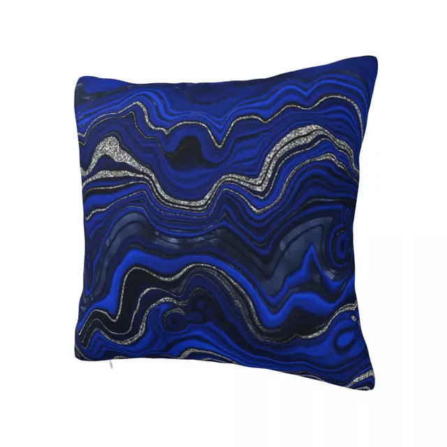 청금석 대리석의 매력적인 소용돌이 안으로