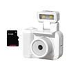 B48A Mini SLR Style Camera Cmos 32GB With Flash Light & Charging Dock Portable Video Recorder DV 1080P With LCD Screen 6