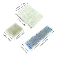 MB102 ZY-204 Solderless Breadboards 170/400/700/750/830/1600 Plug Holes Versatile Prototyping Circuit Testing Boards - Image 2