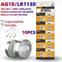 10PCS AG13 LR44 1.5V Button Batteries LR41 LR1130 LR626 SR621SW SR626SW SR920SW SR721SW Alkaline battery Cell Coin for Watch Toy - Image 3