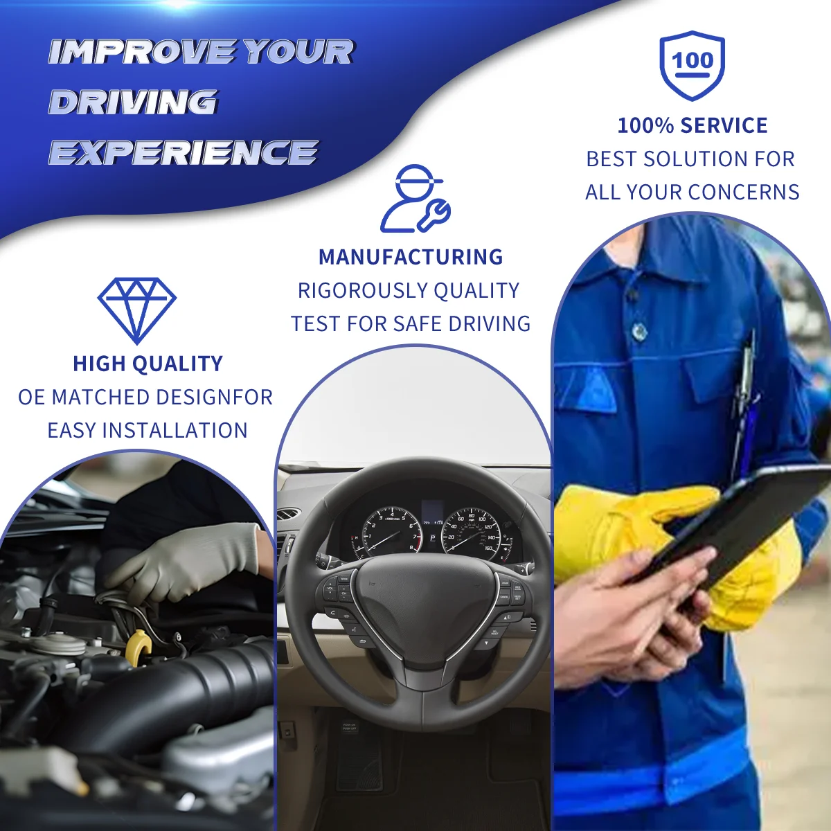 AzbuStag 2PCS Front Upper Control Arms 5