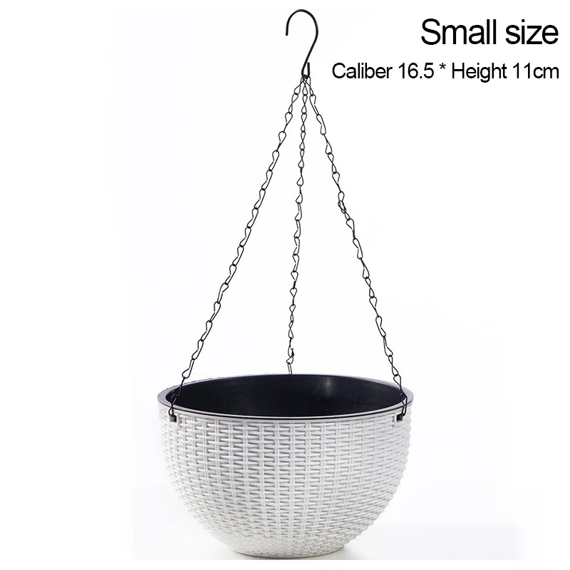 Elegant Outdoor Hanging Planters with Macrame Design