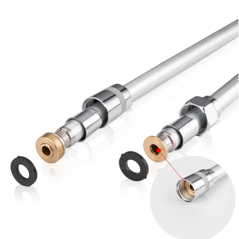 1.5/2m PVC Handheld Shower Hose GI/2 Universal Interface High Pressure Thickening Flexible Anti Winding shower hose