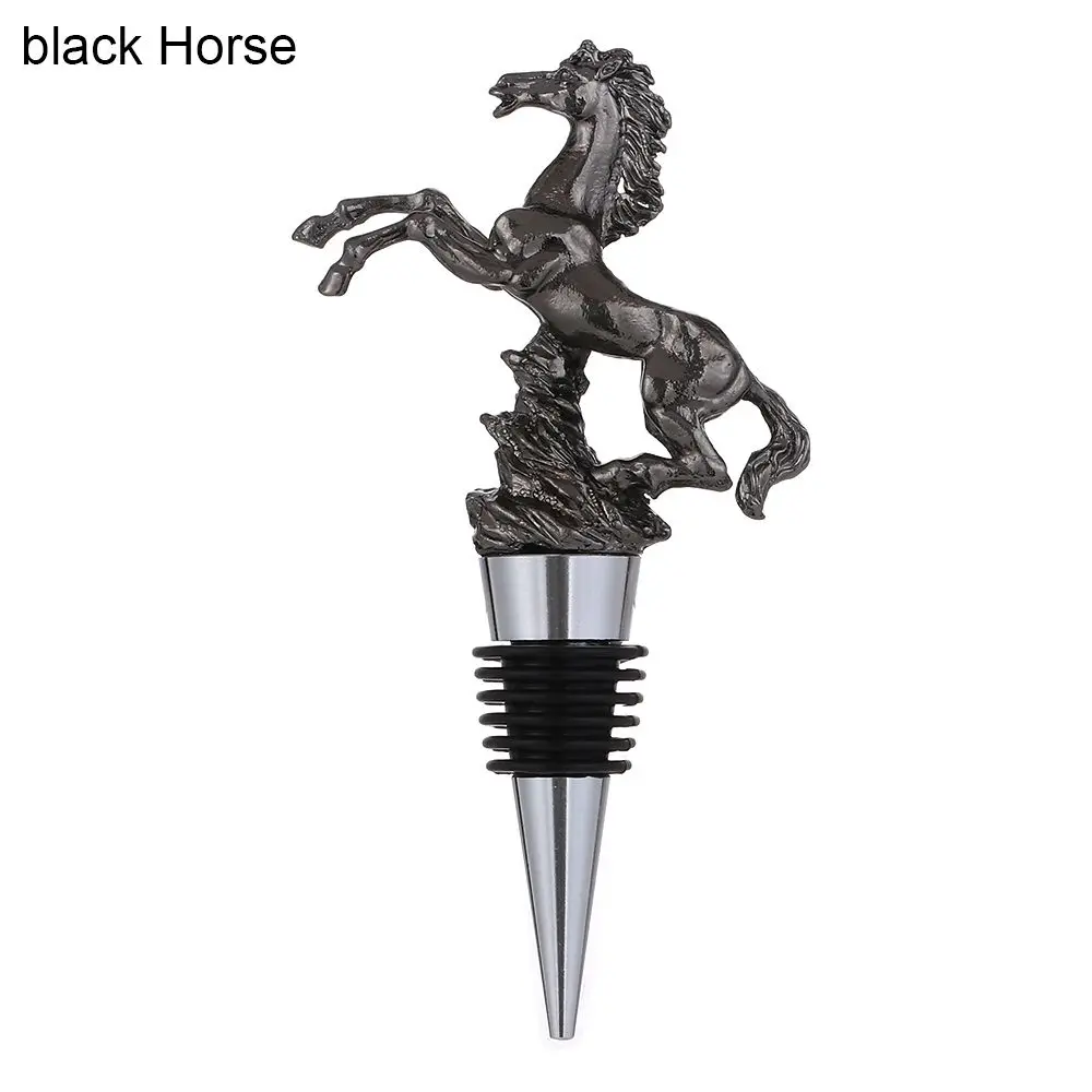 Elegant Deer Head Wine Stopper - Leak Proof Bottle Sealer and Wine Accessory