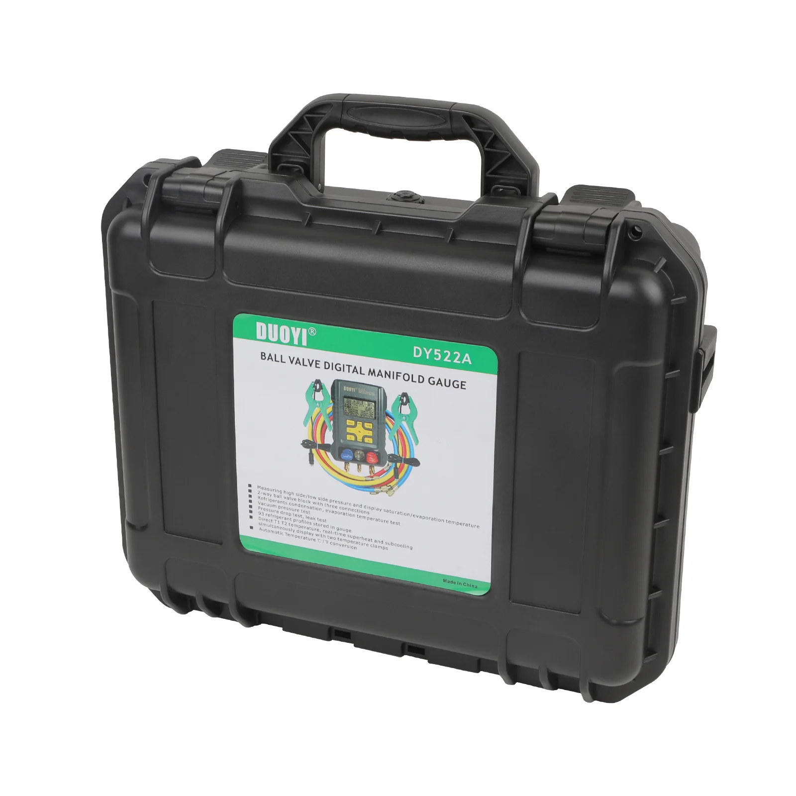 Duoyi dy522a intelligenter elektronischer kältemittel tisch verteiler messgerät klimaanlage kälteset für r134a 500 psi pk dy517 – Detail 14