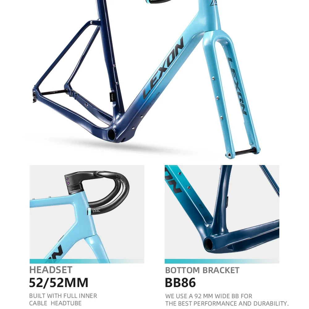 LEXON GFE Carbon Gravel Frame Ultralight 700C Disc - Image 5