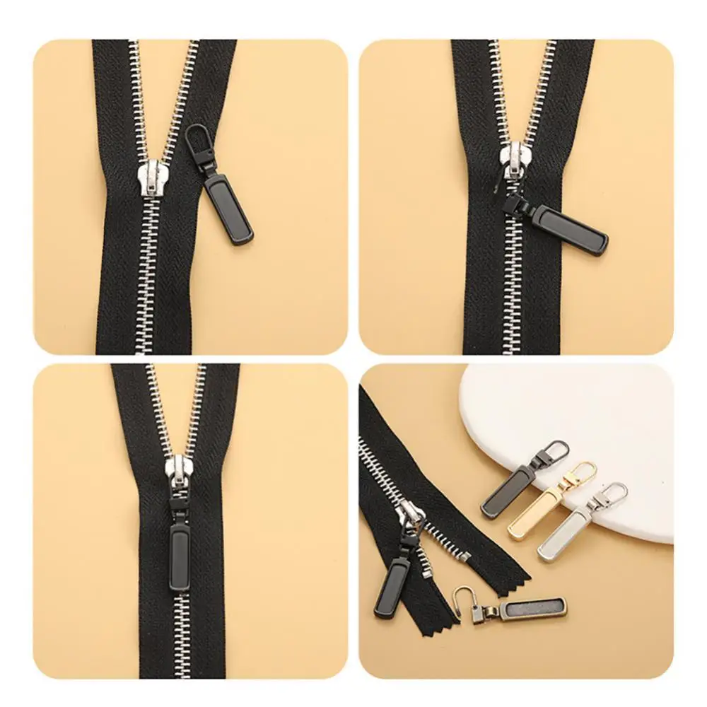 8 PCS METAL Fix Zip Puller Silver Anti Theft Bag New Zipper Lock Clip  Suitcases $11.80 - PicClick AU