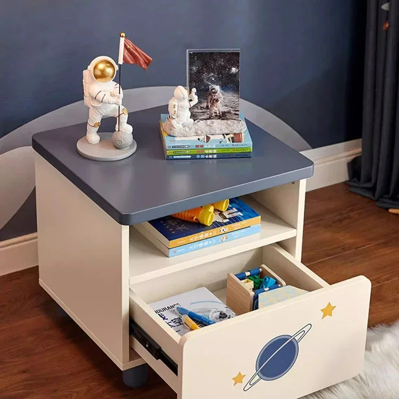 Kids Night Table Bedside Nightstand Cabinet Nightstands Tables Children Mesas Cabinet Designer Nachtkastje Small Night Furniture