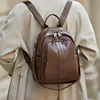 Limited ZOOLER First Layer Genuine Leather Backpack Designed  Plaid Large Capacity Backpack School Bags College Girl Hot#SC1702 1