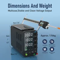 Best Jesverty DC Lab Power Supply 30~120V Bench Power Supply Encoder Regulate Voltage and Current Dual Input Voltage 220V/110V - Image 2