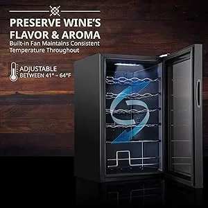 Ivation Wine cooler Preserve Wine's Fullest Flavor & Aroma