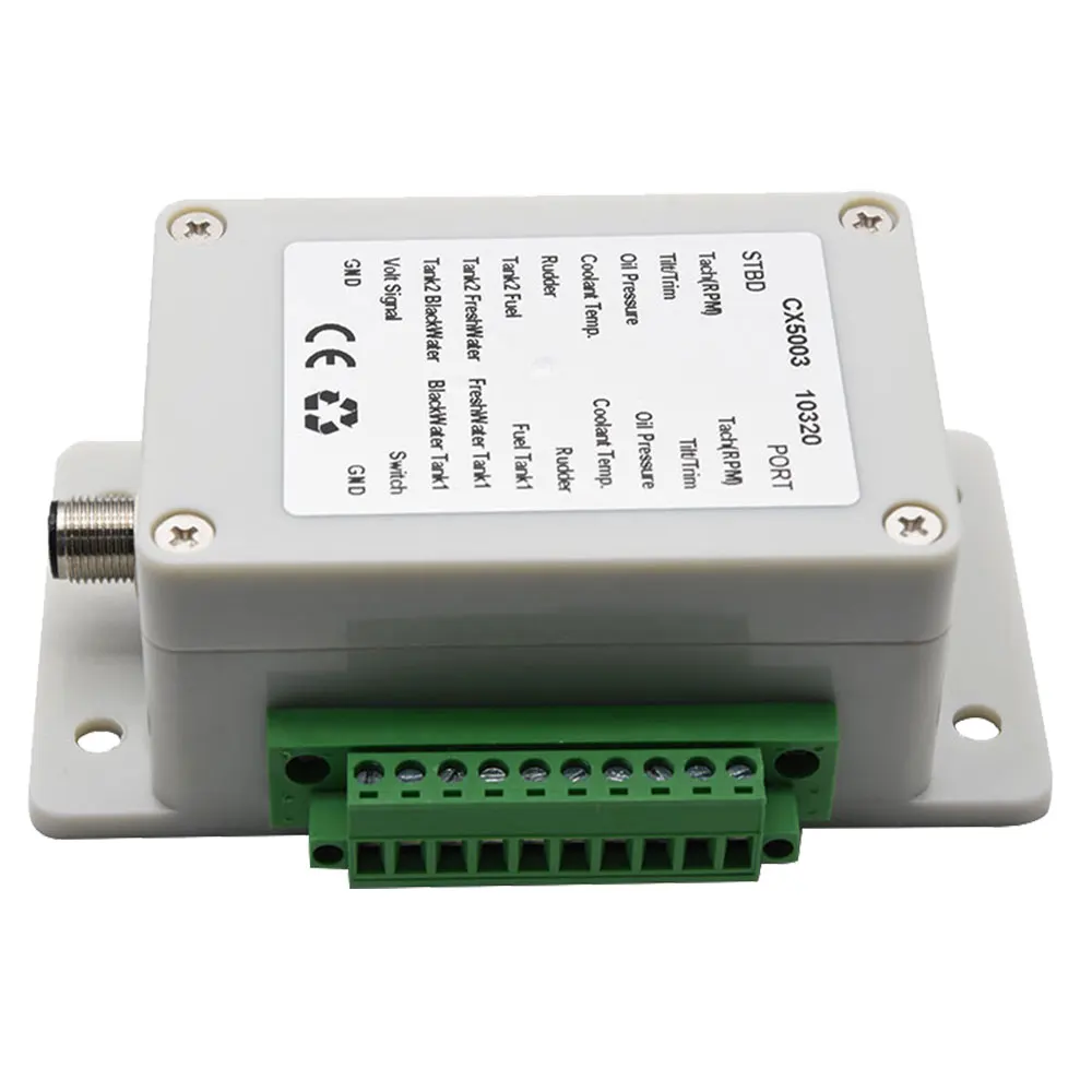 1PC CX5003 NMEA 2000 Multifunction Converter Connect Up to 18 Sensors 0-190ohm N