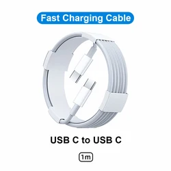 High - Speed 30W PD Charger with USB - C to Lightning Quick Charging Cable - USB C to C Cable