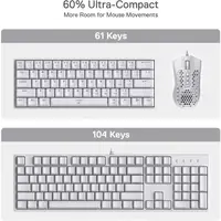 Redragon K630 Dragonborn Hot Swappable 60% Wired Vibrant RGB LED USB Gaming 61 Keys Compact Mechanical Keyboard Pro Software Cus - Image 5