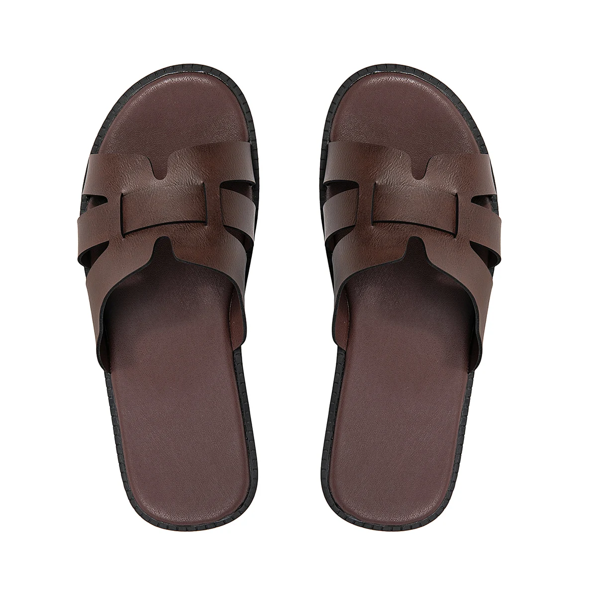 Herren-Hausschuhe, Badeschuhe, Outdoor-Freizeitsandalen, rutschfest und strapazierfähig, leichte, coole Herren-Slipper – Detail 14