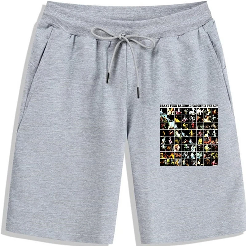 New Grand Funk Railway Cated In The Act Logo Shorts Leisure Pantaloncini Di Qualità Superiore