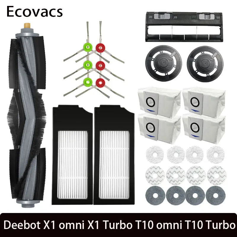 Per Ecovacs Deebot X1 Omni X1 Turbo T10 Omni T10 Turbo Dust Bag Parts Robot Aspirapolvere Sacchetto Della Spazzatura Accessori Sostituibili