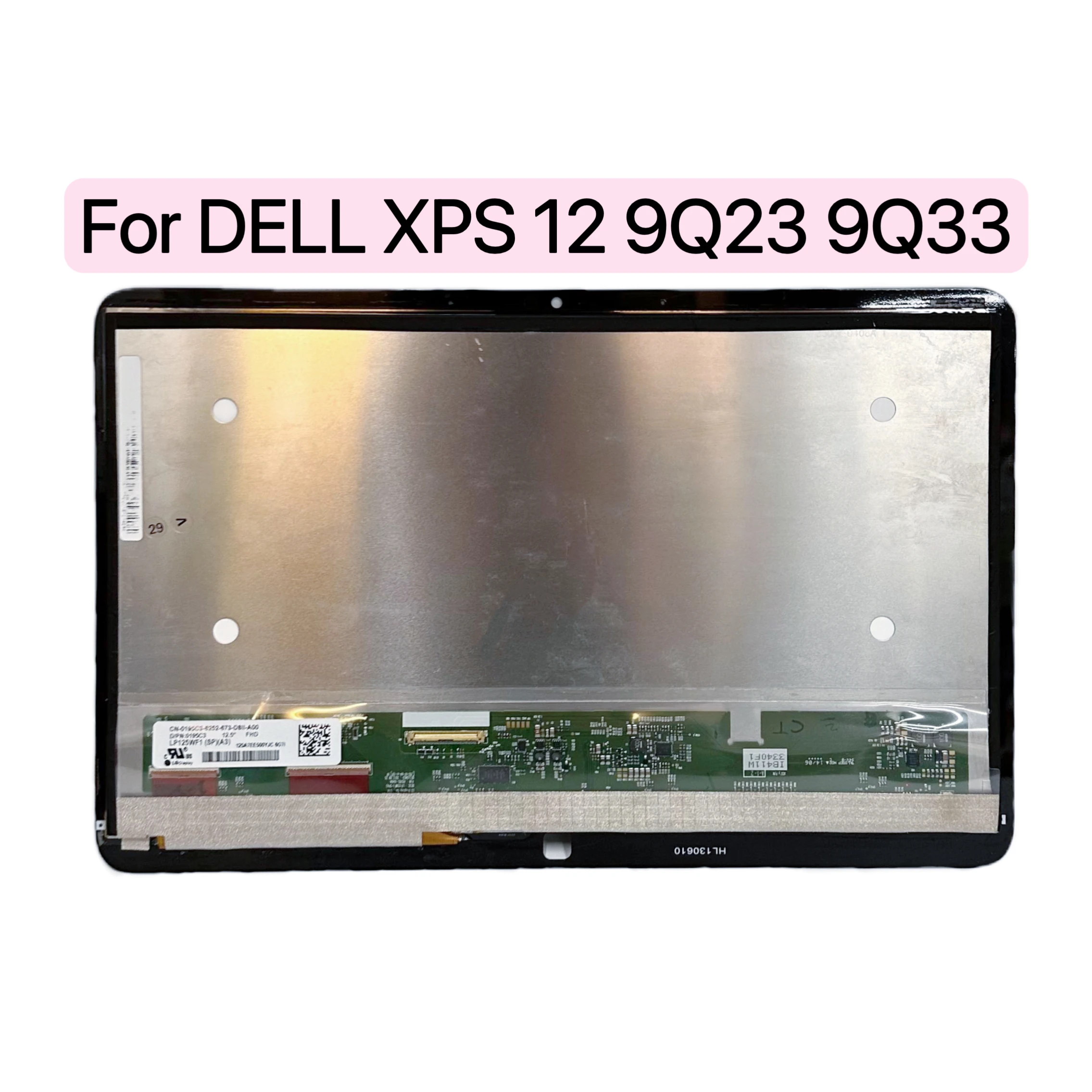 For Dell Xps 12 9q23 9q33 Lp125wf1 Spa2 A3 Lcd Touch Screen Assembly 12