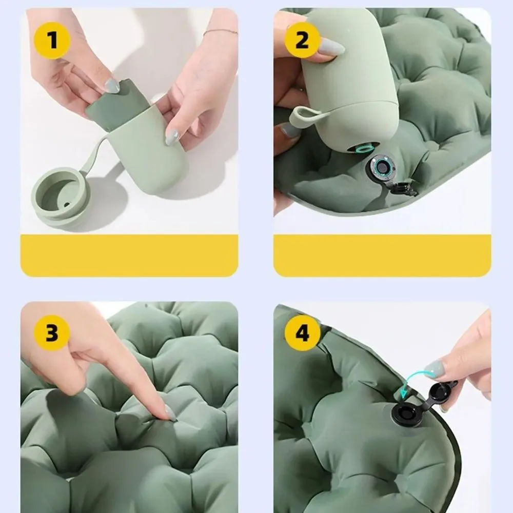 Description Picture 5 of itemPortable Inflatable Seat Cushion Lightweight Comfortable Air Sitting Pad with Storage Case Inflatable Mattress Picnic