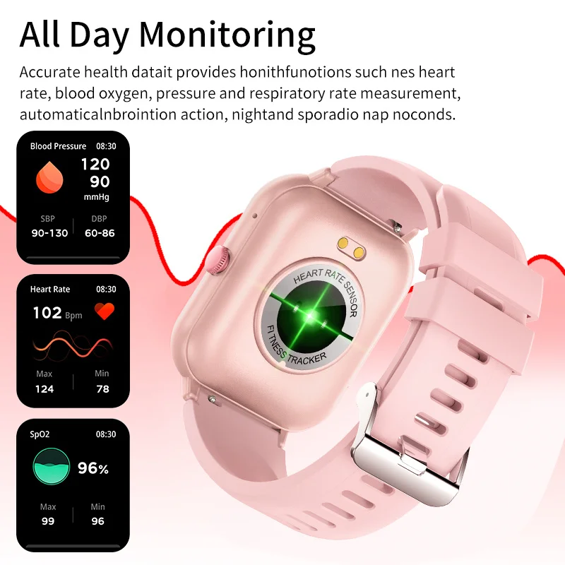 LIGE Smart Watch Women Smartwatch 2024 Bluetooth Answer Call Voice