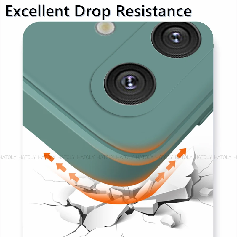 Shockproof Luxury TPU Liquid Silicone Phone Case - Enhanced Protection and Style