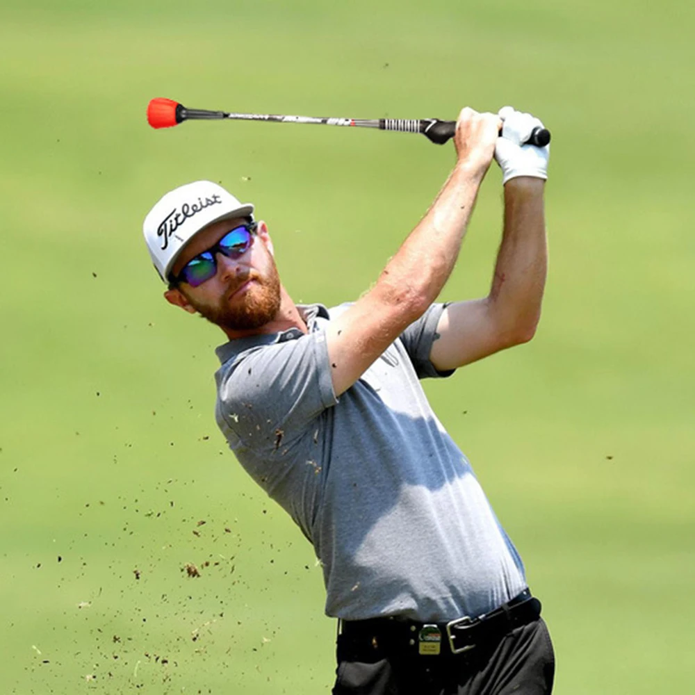 

PGM Golf Vocal Swing Trainer Elastic Fiber Rod Silicone Practice Stick Golf Grip Training Aid Pre Match Warming Adjustable Sound