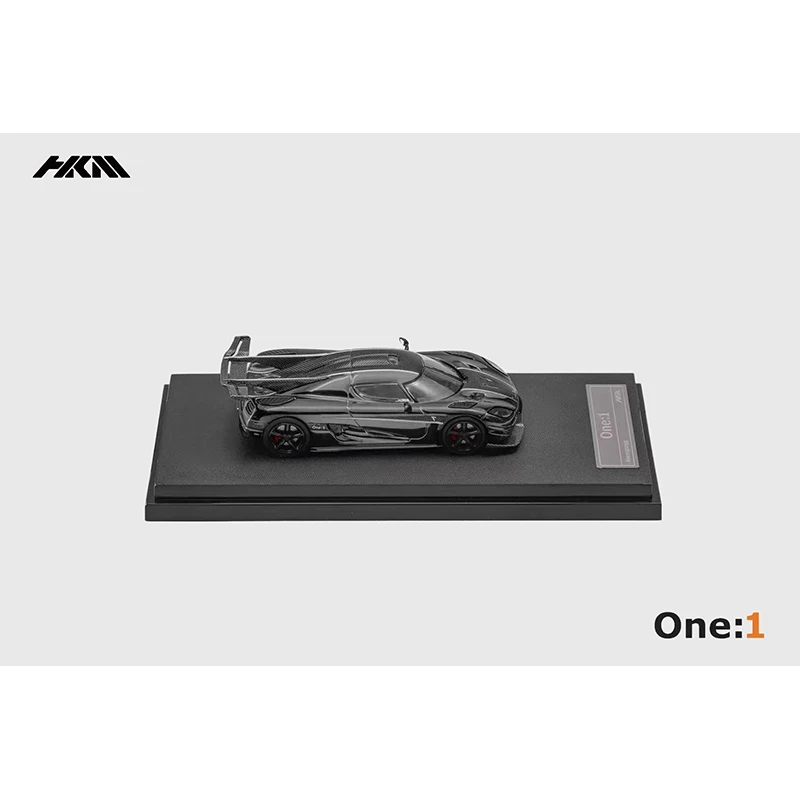 HKM In Stock 1:64 Agera ONE 1 Half Carbon Chrome Diecast Diorama Car Model Collection Miniature Toys 3