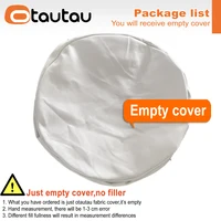 OTAUTAU Portable Round Pouf chair Rack Bean Bag Cover Without Filler Newborn Photography Accessories Props Ottoman Puff DDSY001T 2