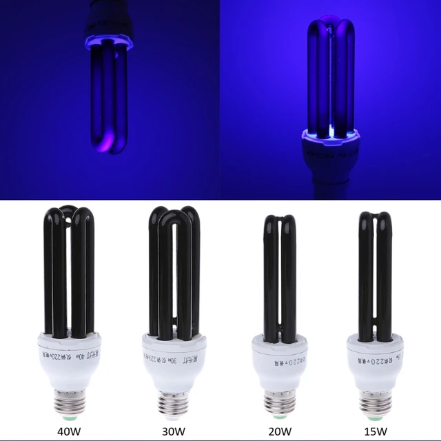 Lampe Uv À Lumière Noire, 20w 30w 40w, Économie D'énergie