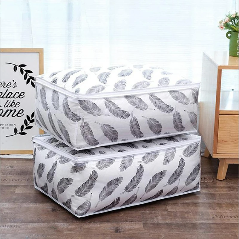 Home Clothes Quilt Pillow Blanket Storage Travel Luggage Organizer Bag