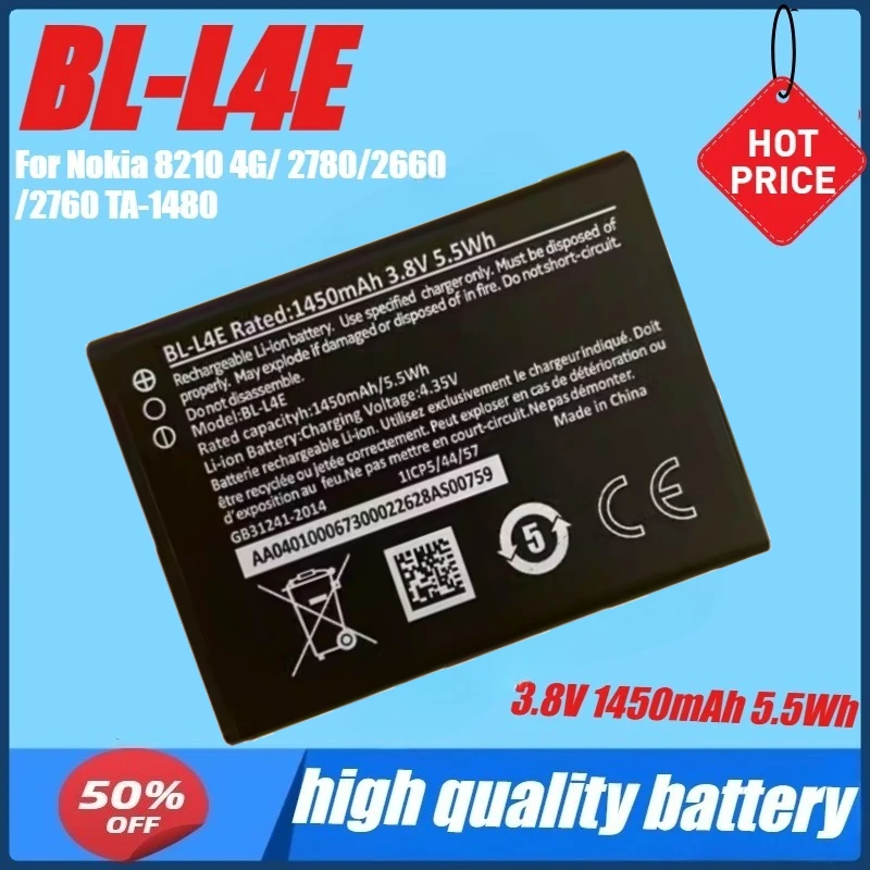 High-Capacity 1450mAh Rechargeable Phone Battery
