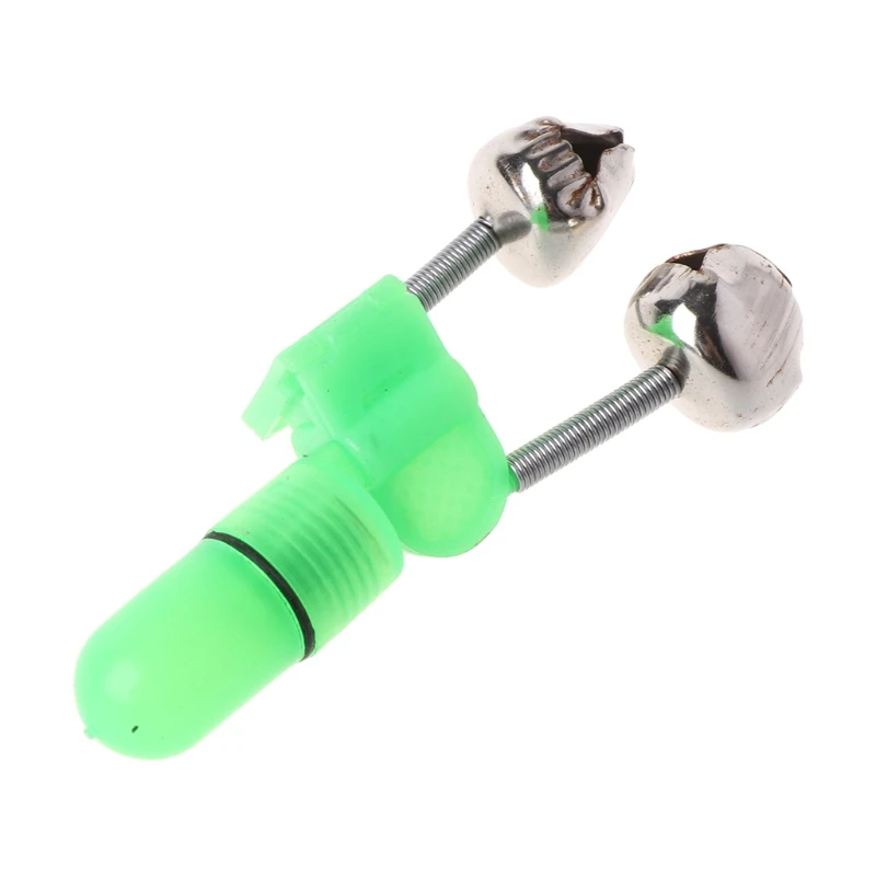 

Dropship 1pc LED Light Night Fishing Rod Tip Red Twin Bells Ring Fish Bait Alarm