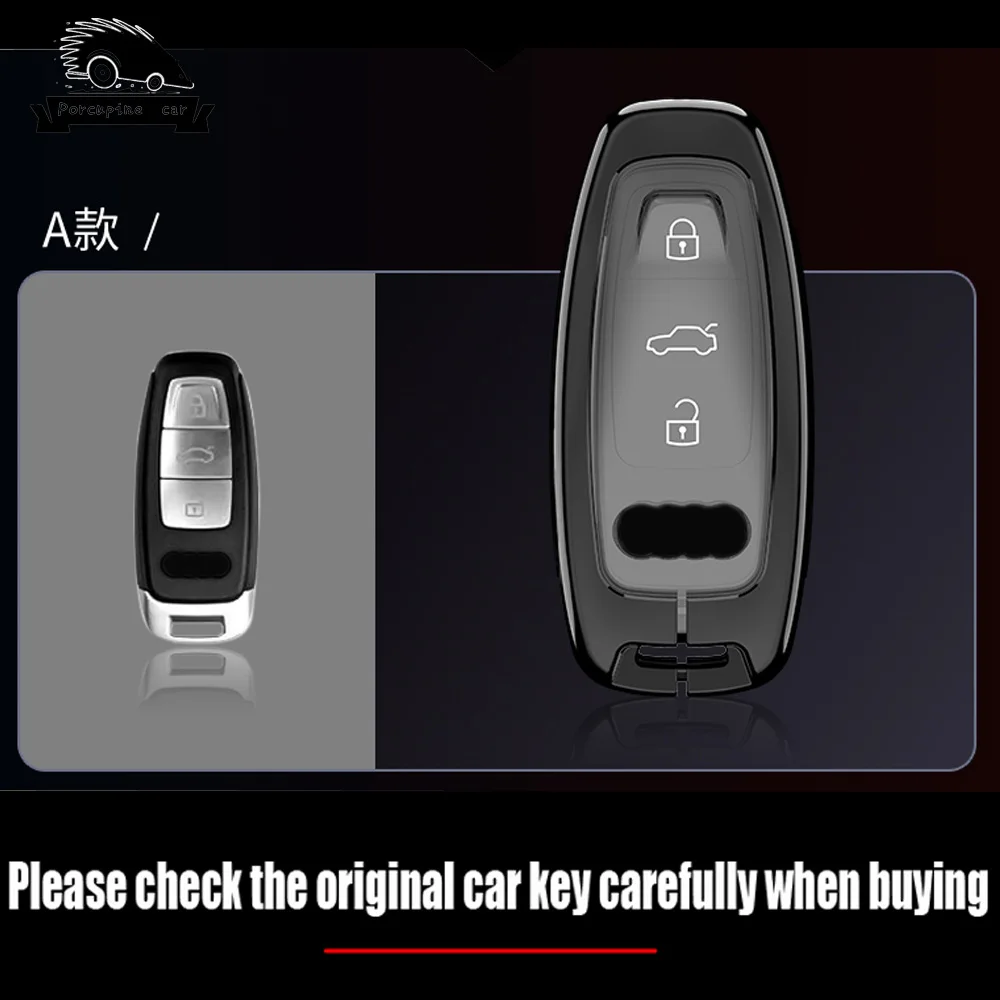 Luxury Leather Car Key Protective Cover - Sleek Design and Durable Protection