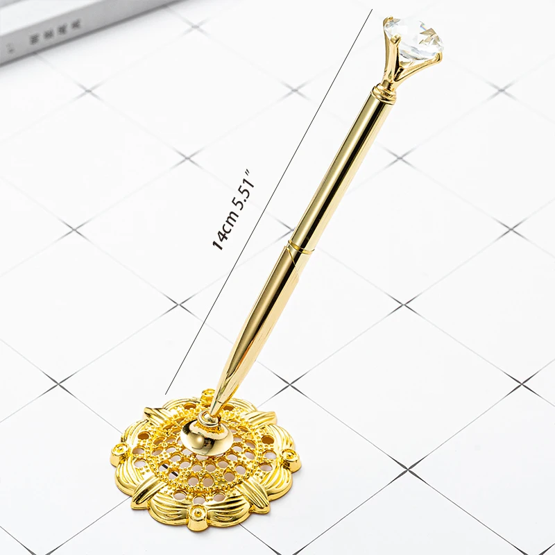 Antique Wedding Signing Pen with Filigree Base
