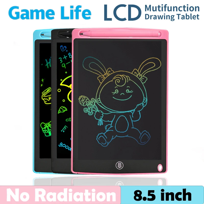

Toys For Children Educational 8.5 inch Colorful Painting Electronic Drawing Board Writing Tablet Electronic Pad Gift