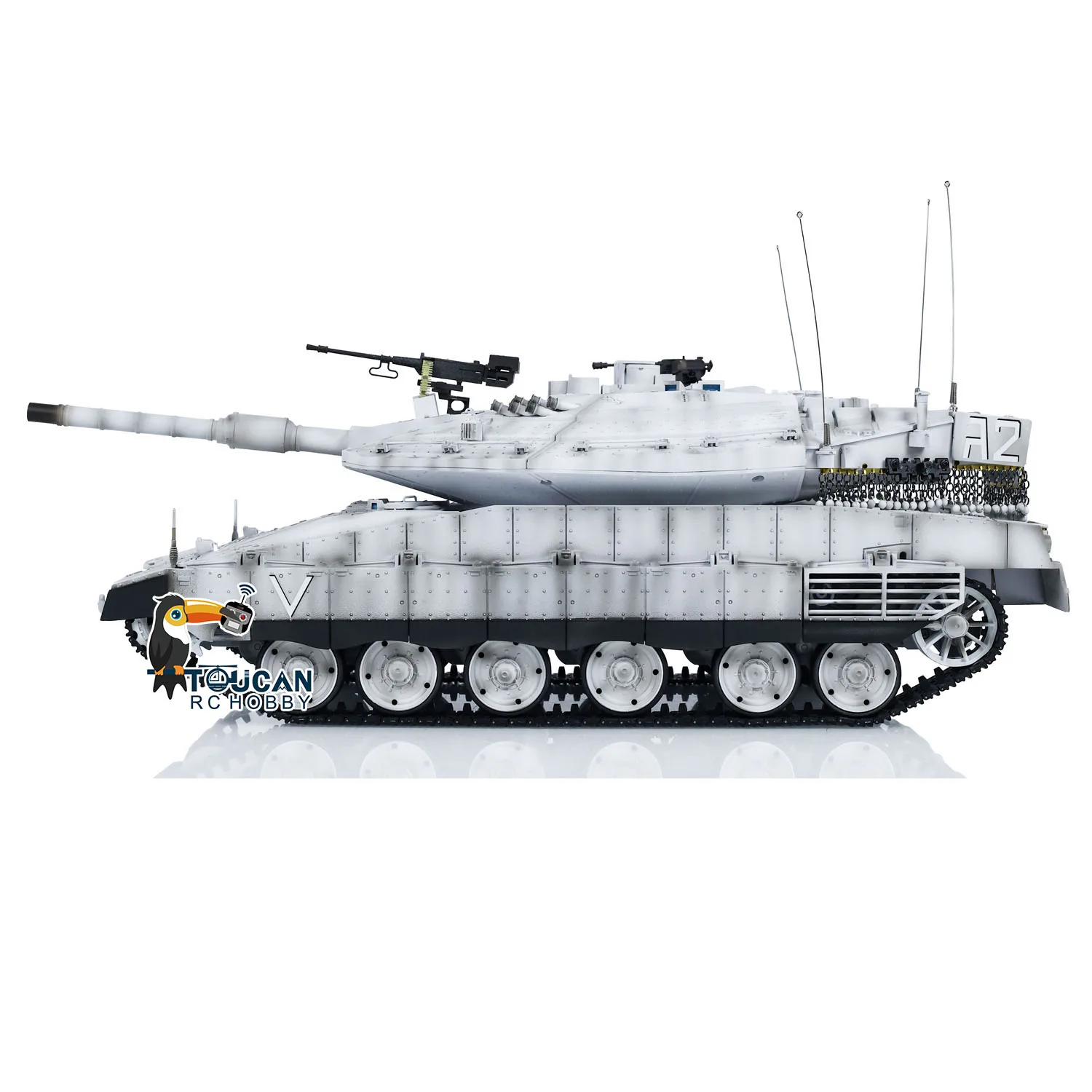 Toys Heng Long Merkava 1/16 RC Tanks 3958 IDF MK IV Metal Driving Gearbox W/ FPV Camera Radio Control Panzer Model TH23440 6