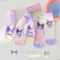 Disney Kumomi Princess Mesh Breathable Socks Children Ankle Short Sock cute Baby Girls Kids sock