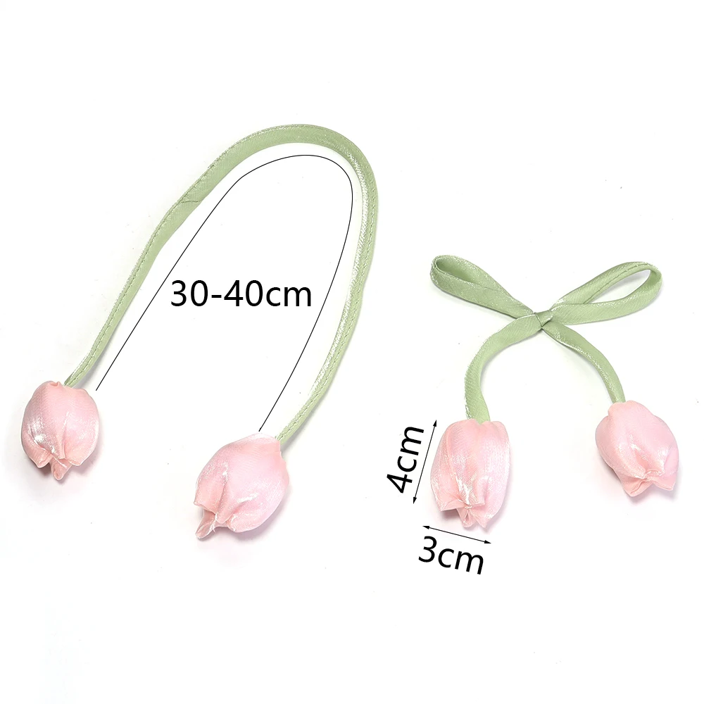 Colorful 3D Tulip Bow Flower Decorative Accessories