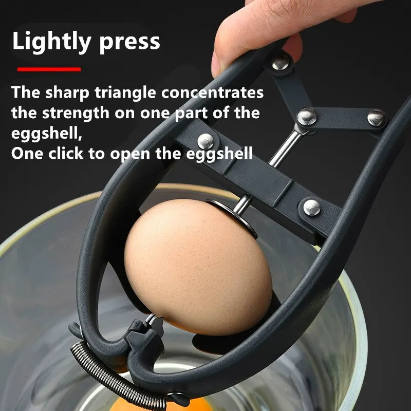 Manual Egg Tools Stainless Steel Egg Opener Scissors Eggshell Cracker Topper Eggs Opener Separator