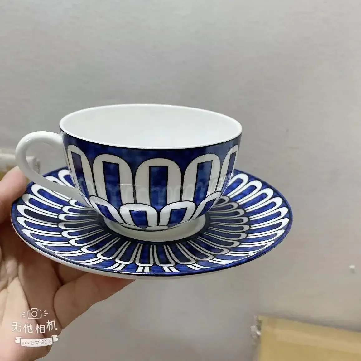 Ceramic Coffee Cup Set Coffee Mug Milk Drinking Cups with Handle Cup and Plate Set Bone China Tea Cup Gift with Original Box