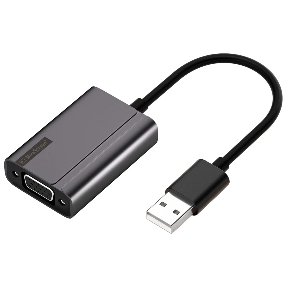 tin cafeteria voks USB To VGA Adapter Video Converter with 3.5mm Audio Jack 1080P Screen  Mirroring Share Cable Computer PC To TV Monitor Projector| | - AliExpress