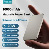 For Magsafe Power Bank 10000mAh 15W Wireless 20W PD Fast Charging Ultra-Thin Titanium Portable Charger for iPhone 16 Samsung S25 1
