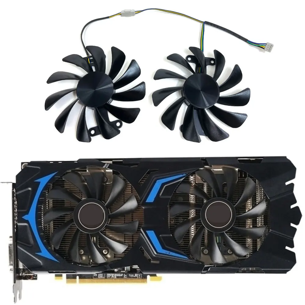 Nuovo 95Mm 4Pin Galax P104-100, Galax Gtx 1070, 1070 Ti, 1080 Ventola Per Scheda Video, Per Kfa2 Gtx 1070, 1070 Ti, 1080, P104-100 Ventola Per Scheda 