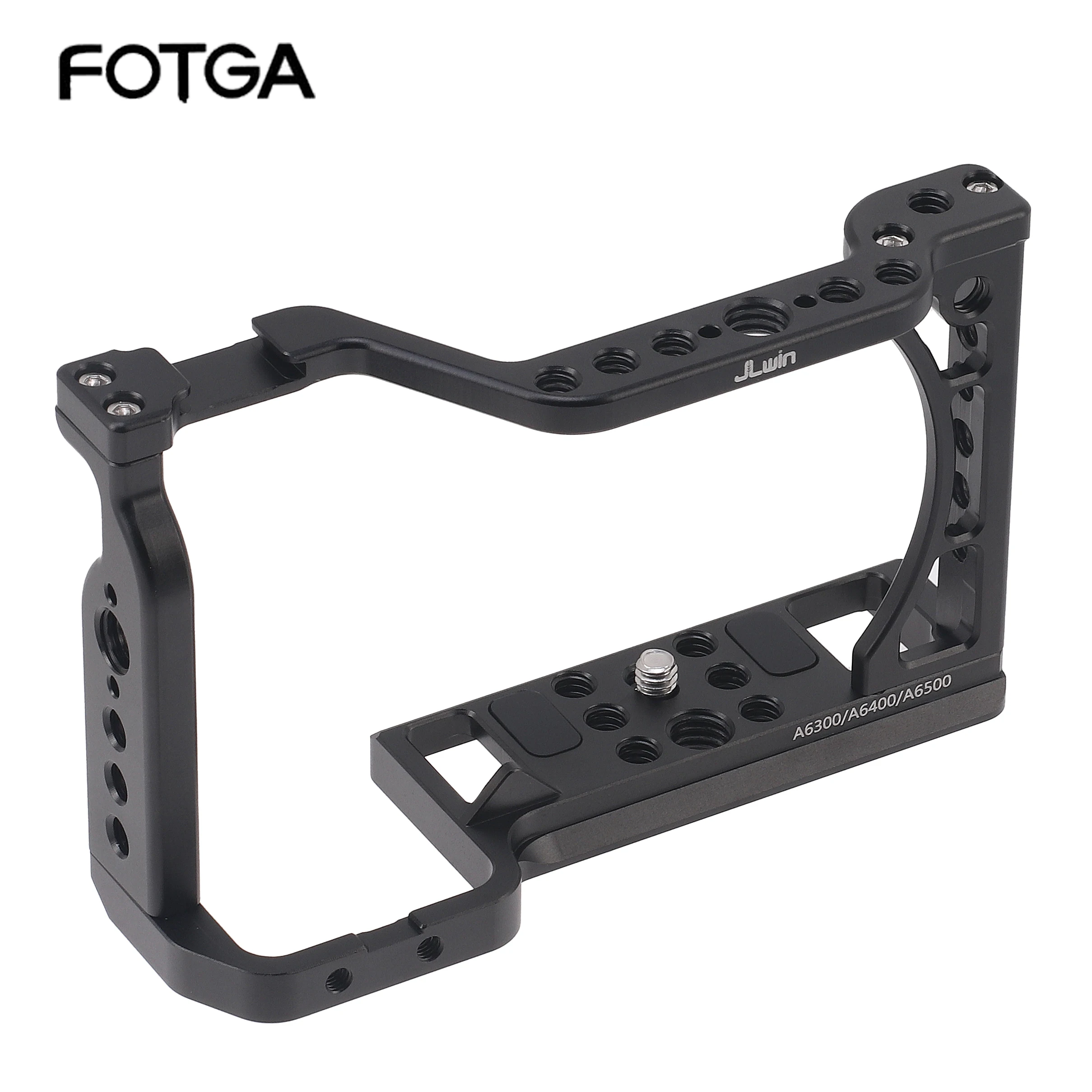 Supporto Kit Gabbia Fotocamera Dslr In Alluminio Fotga Per Sony A6500 A6400 A6300 A6000 A6100