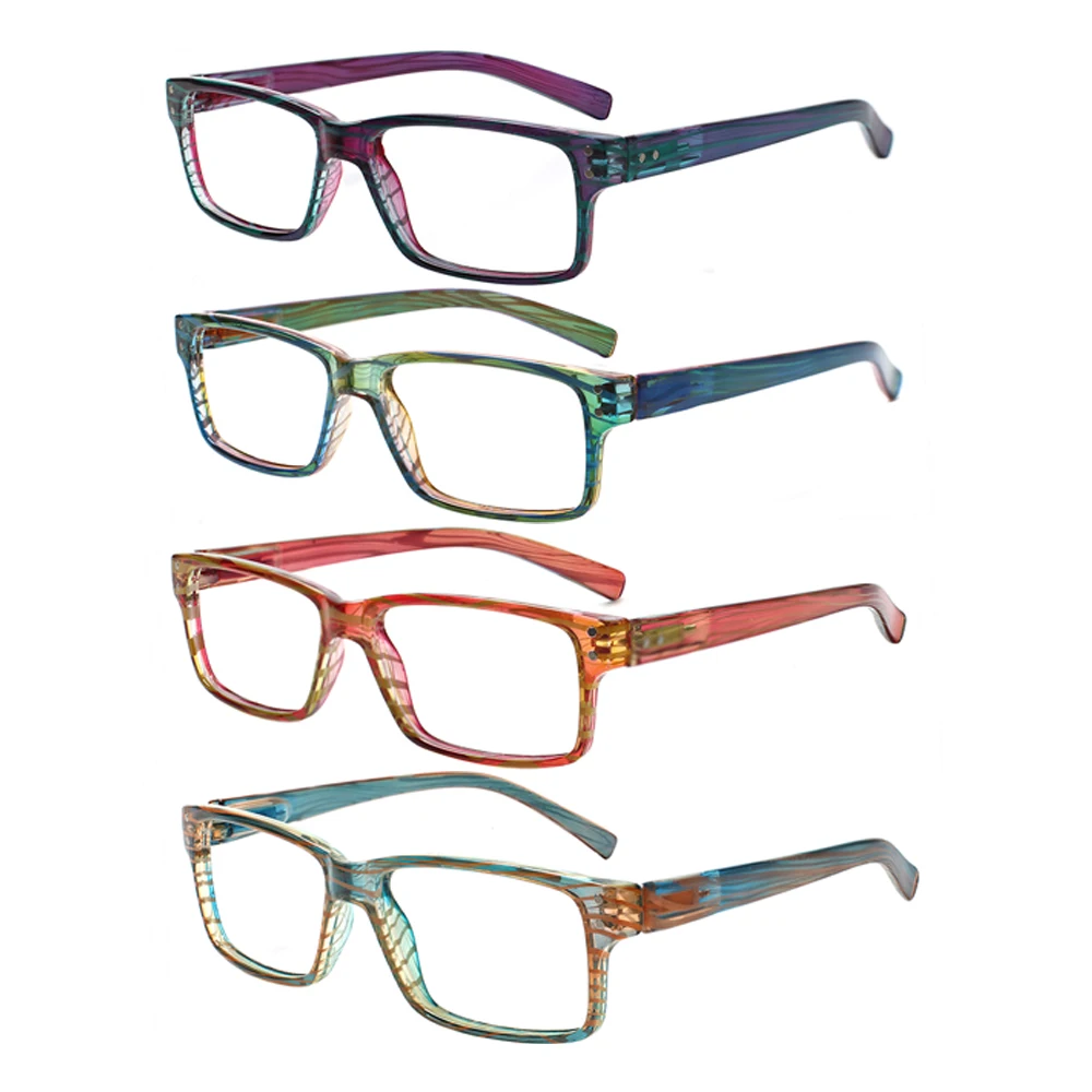 

CLASAGA1 упаковка очков для чтения пружинные петли для мужчин и женщин модная оправа декоративные очки рецептурные HD Ридеры