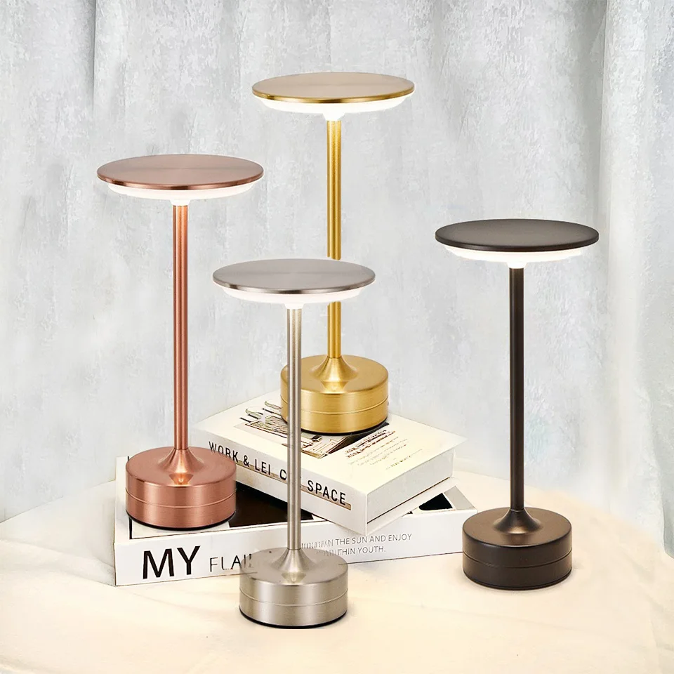 Wireless LED Table Lamp USB  Rechargeable Light Touch Switch portable led lamp desk living room Bedroom bedside lamps study lamp