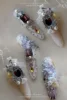 1pc Unicorn  Cobra Angel Castle  3D Acrylic Nail Mold Hand Engraving Mold Nail Art Decorations Silicone Nail Art 2
