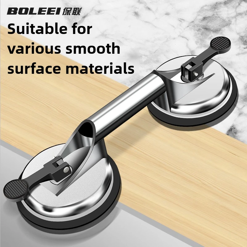 Vacuum Suction Cup Grip Sucker Plate Single Claw Double-claw Three-jaw Suction Puller For Tile Glass Floor Sucker Lifting Tool vacuum suction cup