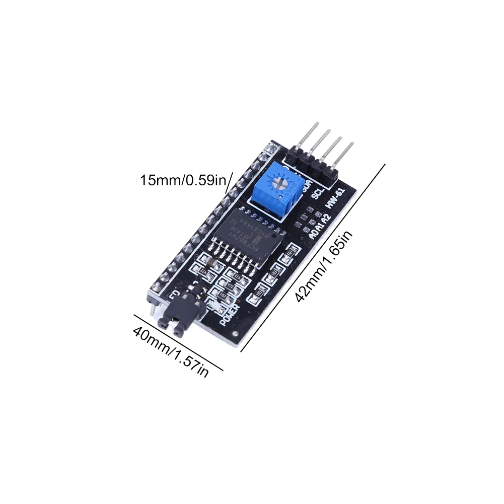 PCF8574 LCD Display Adapter Module IIC I2C LCD1602 2004 IIC Serial Interface Board 5V for Arduino Robort Parts 1-10PCS